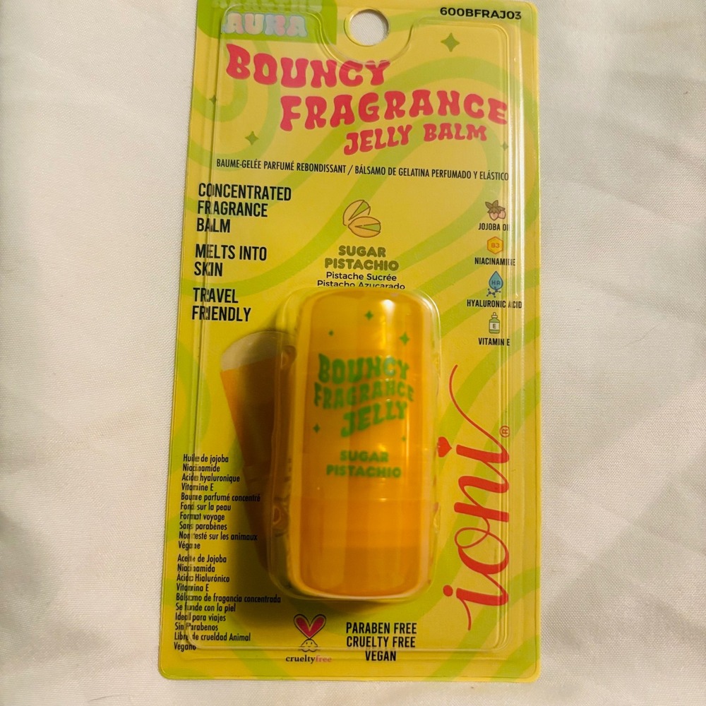 Ioni Healthy Aura Bouncy Fragrance Jelly Balm Sugar Pistachio 600BFRAJ03 Vegan